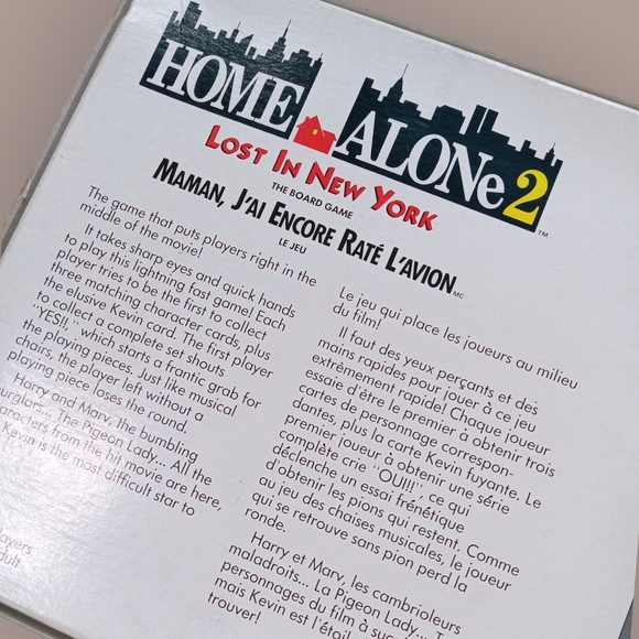 Vintage Home Alone 2 Lost in New York Board Game Retro Complete 1992 - Picture 5 of 6